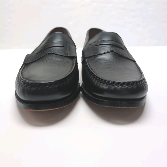 Allen Edmonds Cavanaugh Leather Penny Loafers Mens 12 E Black Handcrafted USA main image 7